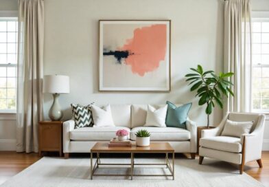 Decoração Com Arte Abstrata