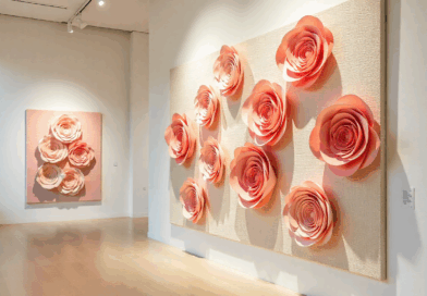 Decoração De Parede Com Arte Em Tecido