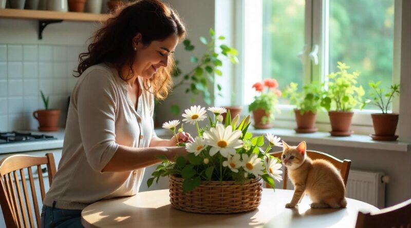 Passo A Passo Para Fazer Um Arranjo De Flores Para A Mesa