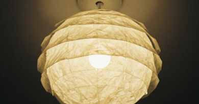 Como Fazer Luminária De Teto Com Papel Artesanal