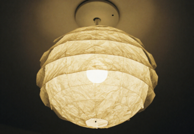 Como Fazer Luminária De Teto Com Papel Artesanal